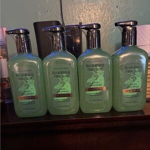 Bath & Body Works Green Fresh Watermelon Gel Revitalizing Hand Soap (4-Pack)